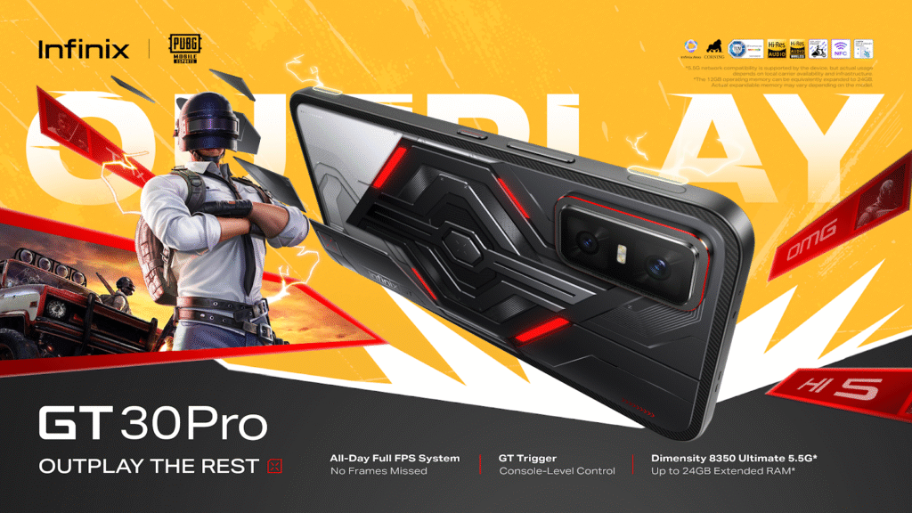 Infinix GT 30 Pro: Revolução dos E-Sports Móveis em 2025