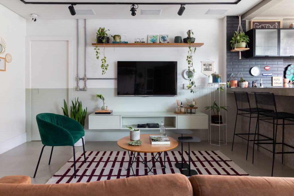 Apartamento Estilo Industrial Aracaju: Projeto 150m² Gleuse Ferreira